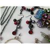 Image 8 : Misc Costume Jewelry:  Belt Buckles, Earrings, Bracelets, Rings, Necklaces, etc