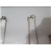 Image 8 : Qty 5 Costume Metal Necklaces & Pendants: Heart, Circle, Beads, etc