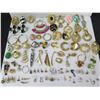 Image 1 : Multiple Pair Earrings: Pearl, Bead & Stone, Chandelier, Hoops, etc (Some Gold Plated)