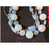 Image 8 : Misc Costume Jewelry: Beaded Necklaces & Bracelets, Chunky Earrings, etc.