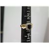 Image 8 : Gold 14K Ring Size 6 w/ Diamonds Surrounding Sapphire, 3.7g