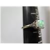 Image 8 : White Gold 14K Ring Size 5.5 w/ Opal, 1.58g