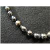 Image 2 : Black Beaded Necklace w/ Chunky Round Clasp, 10"L