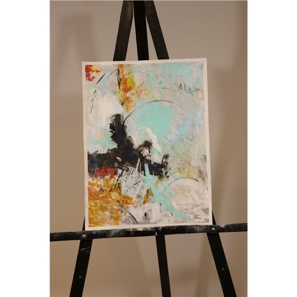 Obra "Saliendo del Lago" por Gladys Félix