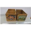 Image 1 : 2X THE BID PRICE - wood apple crates