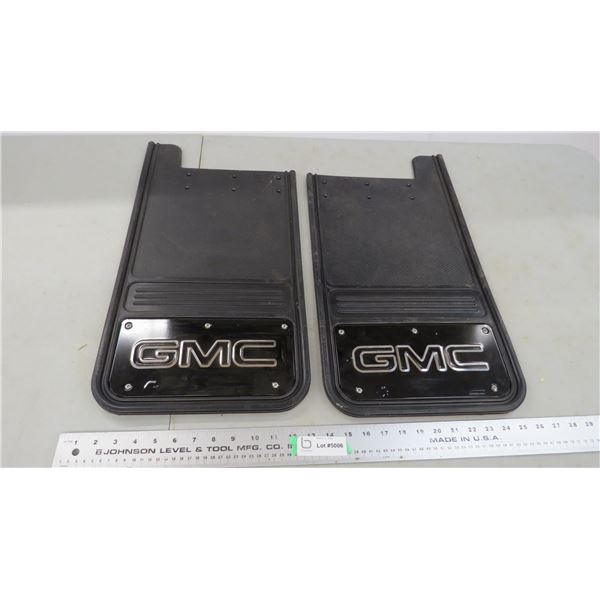 Pair of GMC mudflaps (gator back) - unused