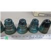 Image 3 : (7) colored insulators