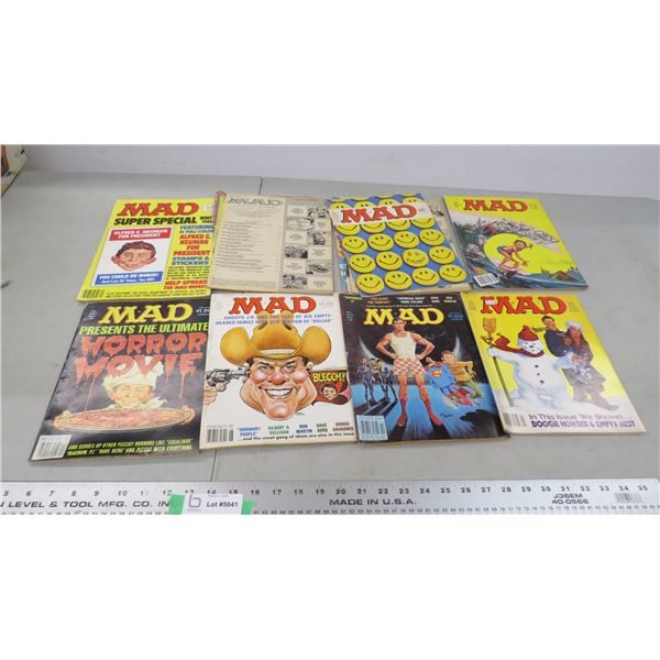 (8) MAD magazine comics