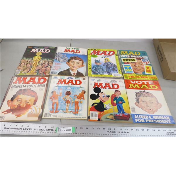 (8) MAD magazine comics