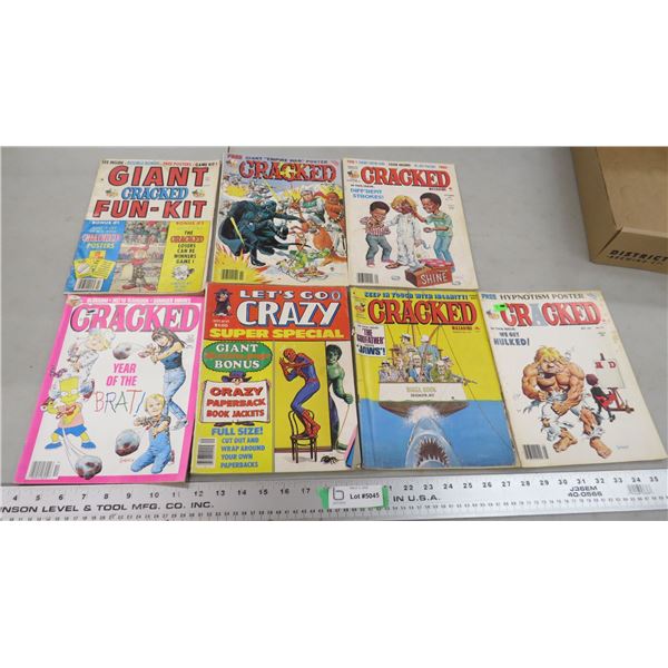 (6) Cracked + (1) Marvel comic