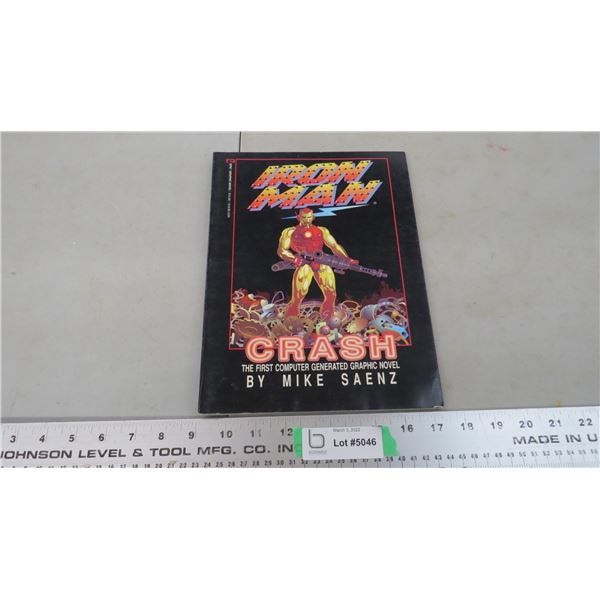Iron Man crash the first computer generated graphic novel