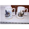Image 2 : Norman Rockwell Mugs With Shelf