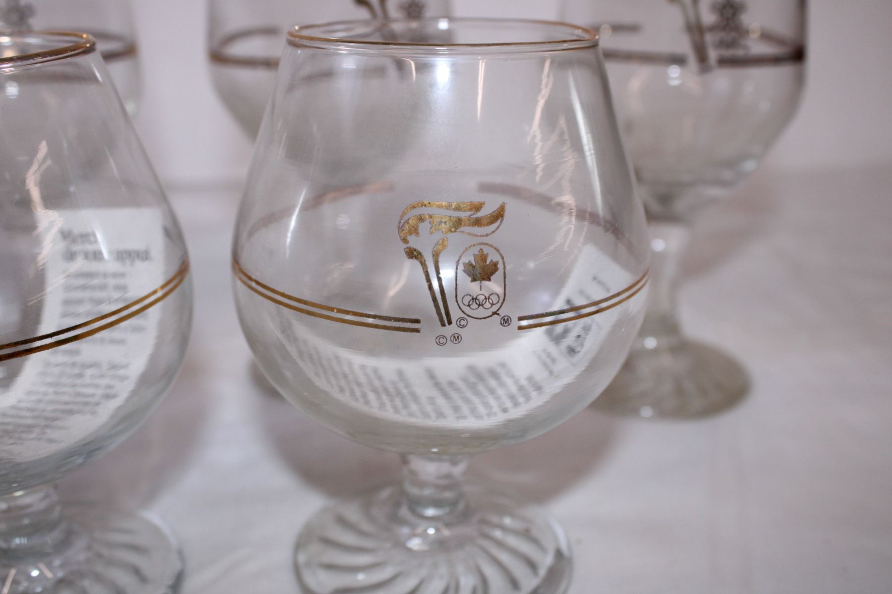 Olympic Glasses (12) - Petro Canada - Bodnarus Auctioneering Petro canada olympic glasses