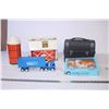 Image 1 : Fisher Price farm, Miniature Tea Set,Sears Truck,Lunch Box