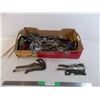 Image 1 : (2) Chain strap wrenchs + Misc straps and chains