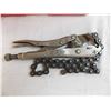 Image 2 : (2) Chain strap wrenchs + Misc straps and chains