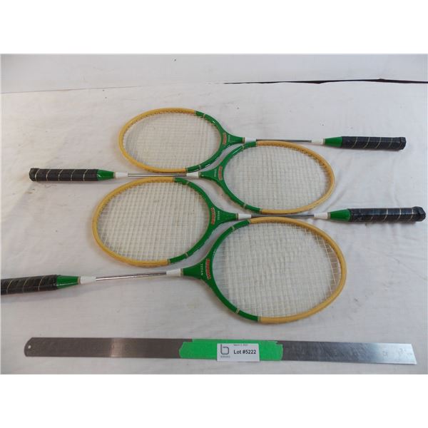 (4) Regent titan badminton racquets