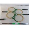 Image 1 : (4) Regent titan badminton racquets