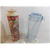 Image 2 : Glass cook ware + plastic Tupperware pitcher