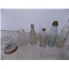 Image 5 : Moose Jaw glass bottle, blue Bell jar + various other bottles