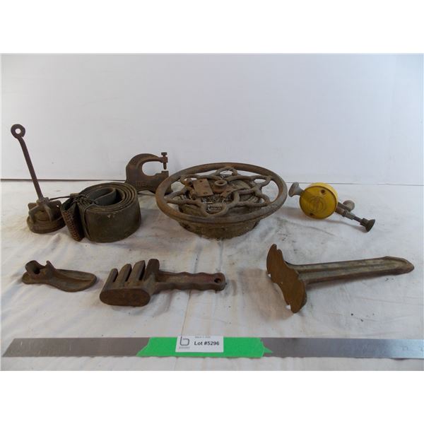 Antique cast iron parts