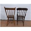 Image 3 : *(2) antique chairs
