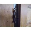 Image 3 : 2X THE BID PRICE - Wood doors with copper door knobs + hinges (functional) - 6ft x 2ft x1.25"