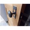 Image 6 : 2X THE BID PRICE - Wood doors with copper door knobs + hinges (functional) - 6ft x 2ft x1.25"