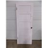 Image 1 : vintage wood door - 78" x 30" x 1.25"