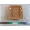 Image 1 : Medicine Hat Brick + Tile Co - heavy square bowl - pottery?