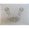 Image 2 : Cut Glass Bar Bottles with Holland Gin writing
