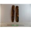 Image 1 : Wood wall carving art - 32 tall