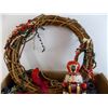 Image 2 : Christmas Decor - wreath, nutcracker, ornaments