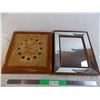 Image 1 : Mirror + Clock wall hangers