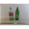 Image 1 : 1.5L 7-up bottle (with 1978 superman cap) + 64oz Coca-Cola Bottle