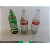 Image 1 : 2 coke bottles + 1 7up bottle