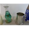 Image 2 : Pewter Sailboat Cup + Avon Fish Bottle
