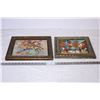 Image 1 : Hand Painted Art In wood frames