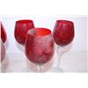 Image 3 : Ruby Red Glasses 8 Pieces