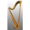 Image 1 : English Regency Giltwood Standing Harp by Schwieso