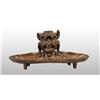 Image 1 : Italian Bronze Grotesque Figural Inkwell.