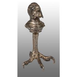 Mythological Figure Cigar Lighter, Claw Foot Base.