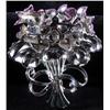Image 2 : Signed Mazer Enamel Flower Bouquet Pin.
