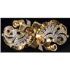 Image 1 : Coro Craft Duette in Sterling with Gold Wash.