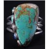 Image 2 : American Indian Bracelet with Turquoise Stone.