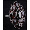 Image 1 : Garnet Silver Ring.