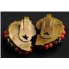 Image 2 : Signed Italy Coral Necklace & Earrings.