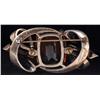 Image 2 : Sterling Pin with Amber Center Stone.