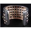 Image 2 : Sterling & 14K Gold Cuff Bracelet.