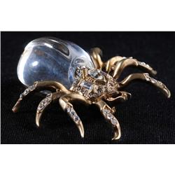 Sterling Jelly Belly Spider Pin.